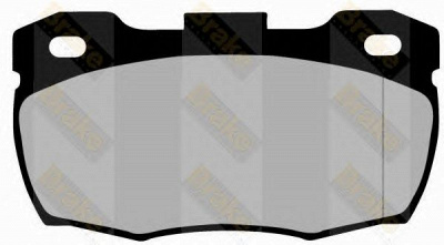 BRAKE ENGINEERING pa449 -  Комплект тормозных колодок, дисковый тормоз
